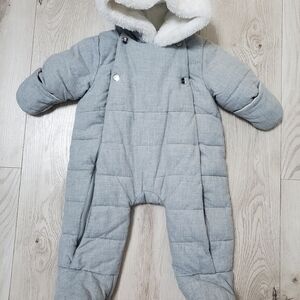 Jacadi Gray Kids Jacket Snowsuit 6 Months
